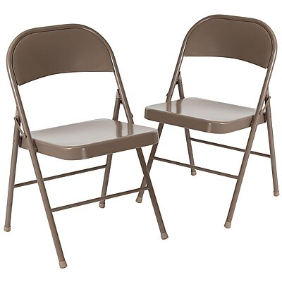 Flash Furniture HERCULES Series Double Braced Metal Folding Chair