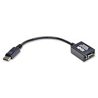 Tripp Lite DisplayPort to VGA Video Adapter, DP to VGA Video Converter, Active Display Adapter (M/F), 6 in. (P134-06N-VGA)