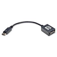 Tripp Lite DisplayPort to VGA Video Adapter, DP to VGA Video Converter, Active Display Adapter (M/F), 6 in. (P134-06N-VGA)