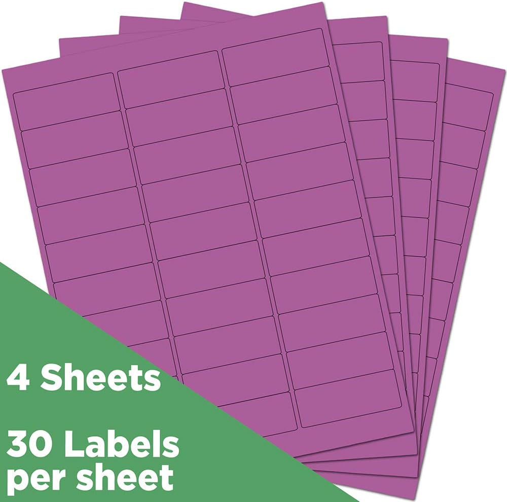 JAM PAPER Mailing Address Labels - Self-Adhesive Rectangular