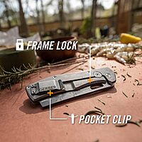 Gerber Gear Flatiron Cleaver Folding Pocket Knife