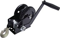 ATTWOOD Manual Boat Trailer Winch with 2" x 20' Nylon Strap