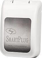 SmartPlug BM50PW 50 Amp 125/250V Shore Power Inlet & Cover Assembly - Non-Metallic RV,Boat,Marine Power Inlet Box