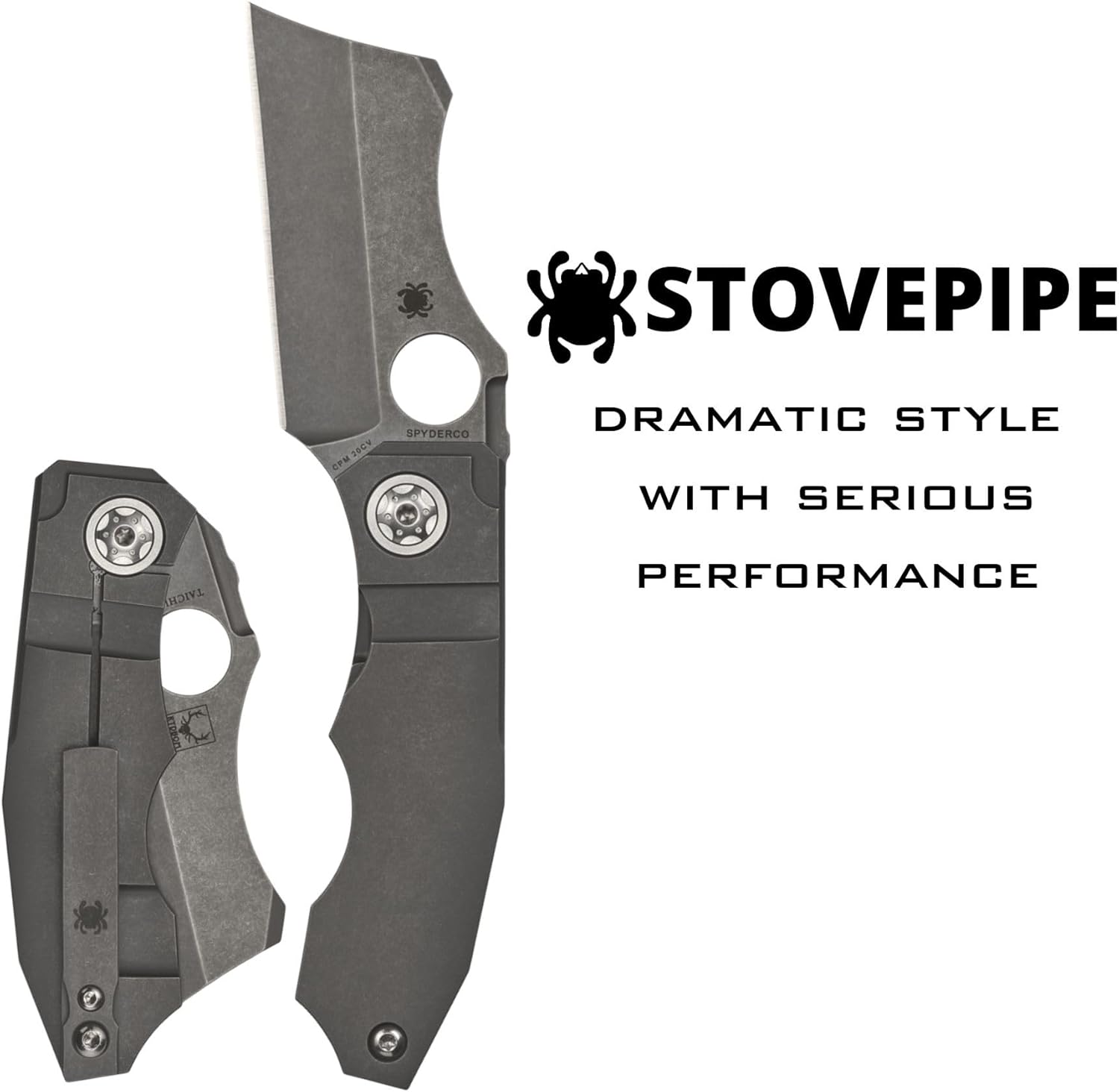 Spyderco C260TIP Stovepipe Titanium