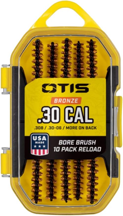 Otis Technologies FG-330-BP 10 Pack Bronze Bore Brushes, 30 Caliber