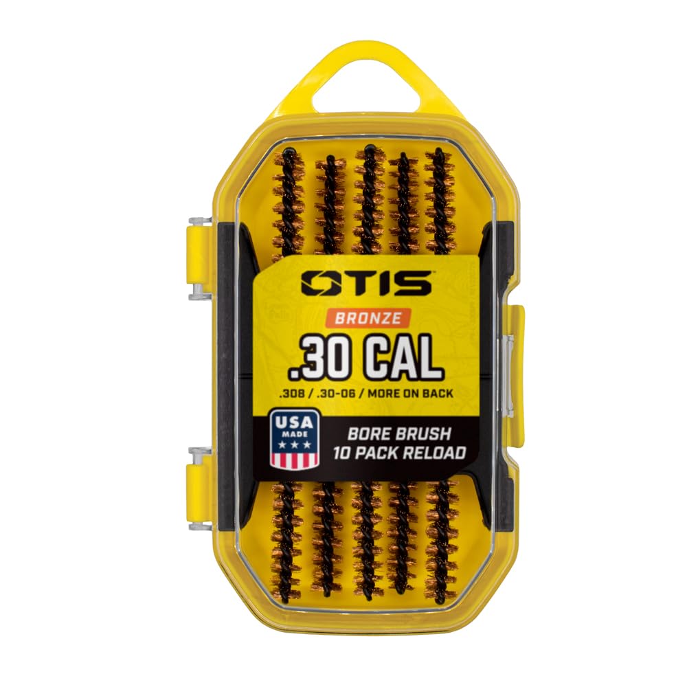Otis Technologies FG-330-BP 10 Pack Bronze Bore Brushes, 30 Caliber