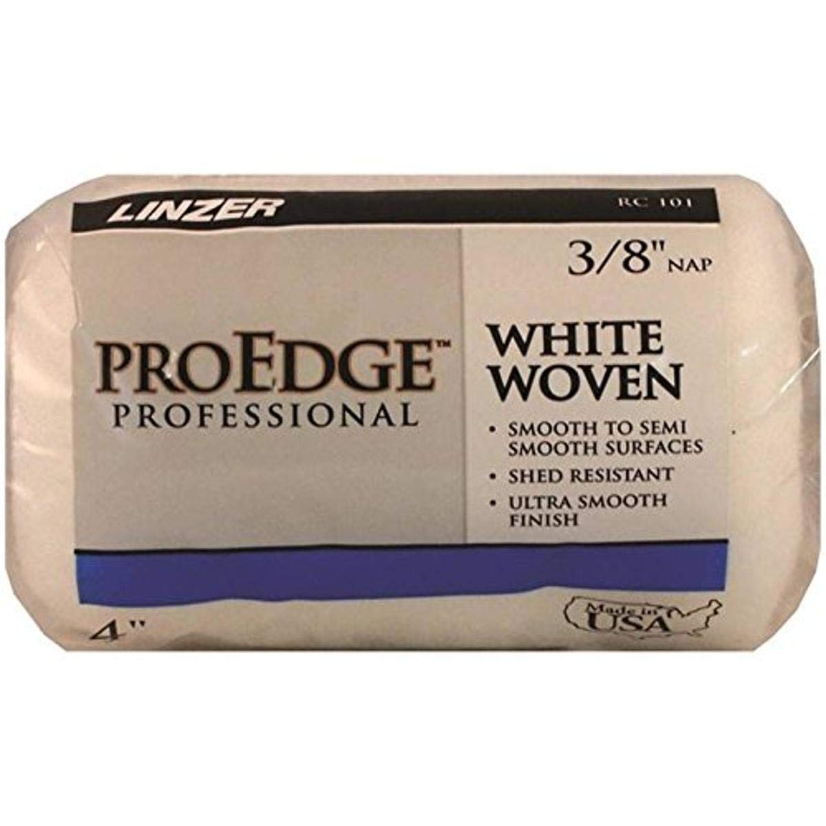 Linzer 101 0400 RC 101-4 Paint Roller Cover, 4" x 3/8"