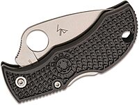 Spyderco Manbug Leaf Folding Pocket Knife with 1.9" VG-10 Steel Blade and FRN Handle - SpyderEdge - MBKLFP