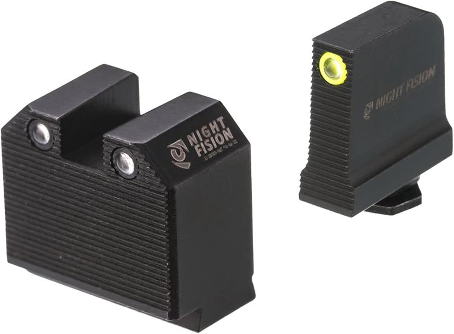 NIGHT FISION Optics Ready Stealth Night Sight Set Compatible with Glock 48/48 MOS with RMRcc