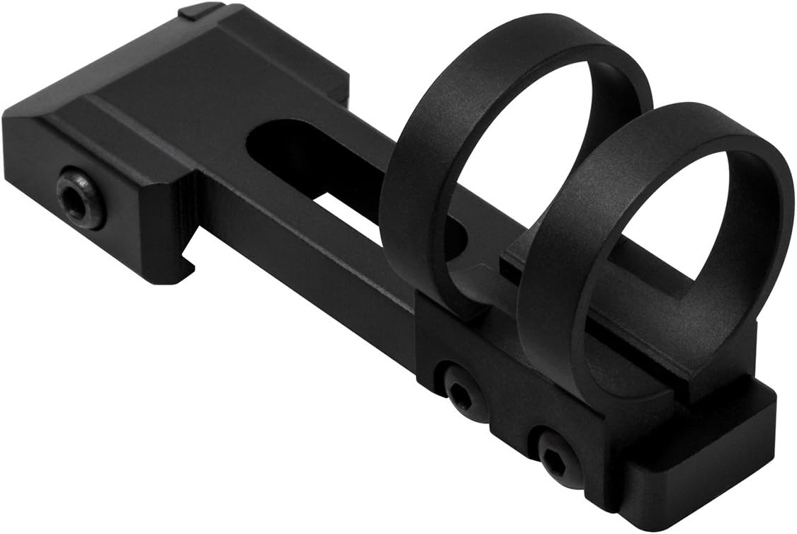 NC Star VMFLPR Ncstar, Picatinny 1" Extended Flashlight Mount, Standard, Black