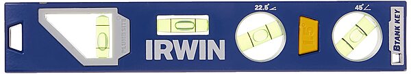 Irwin 1794153 250 Magnetic Torpedo Level, 9-Inch, Blue