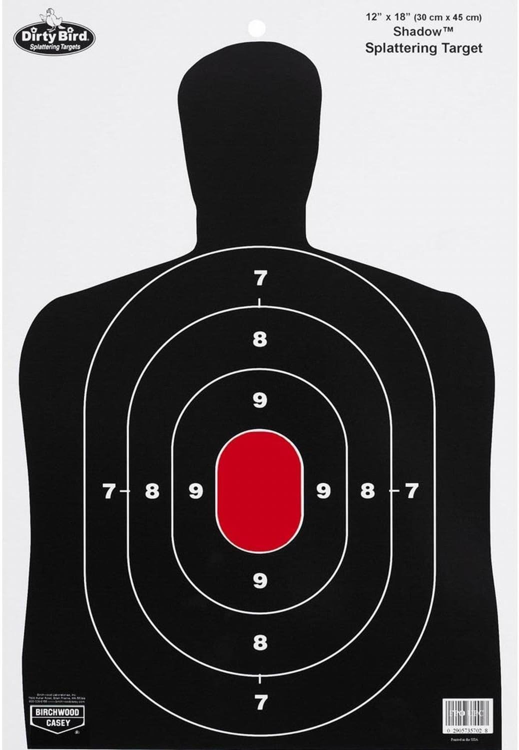 BIRCHWOOD CASEY Dirty Bird Non-Adhesive Splattering Silhouette Targets