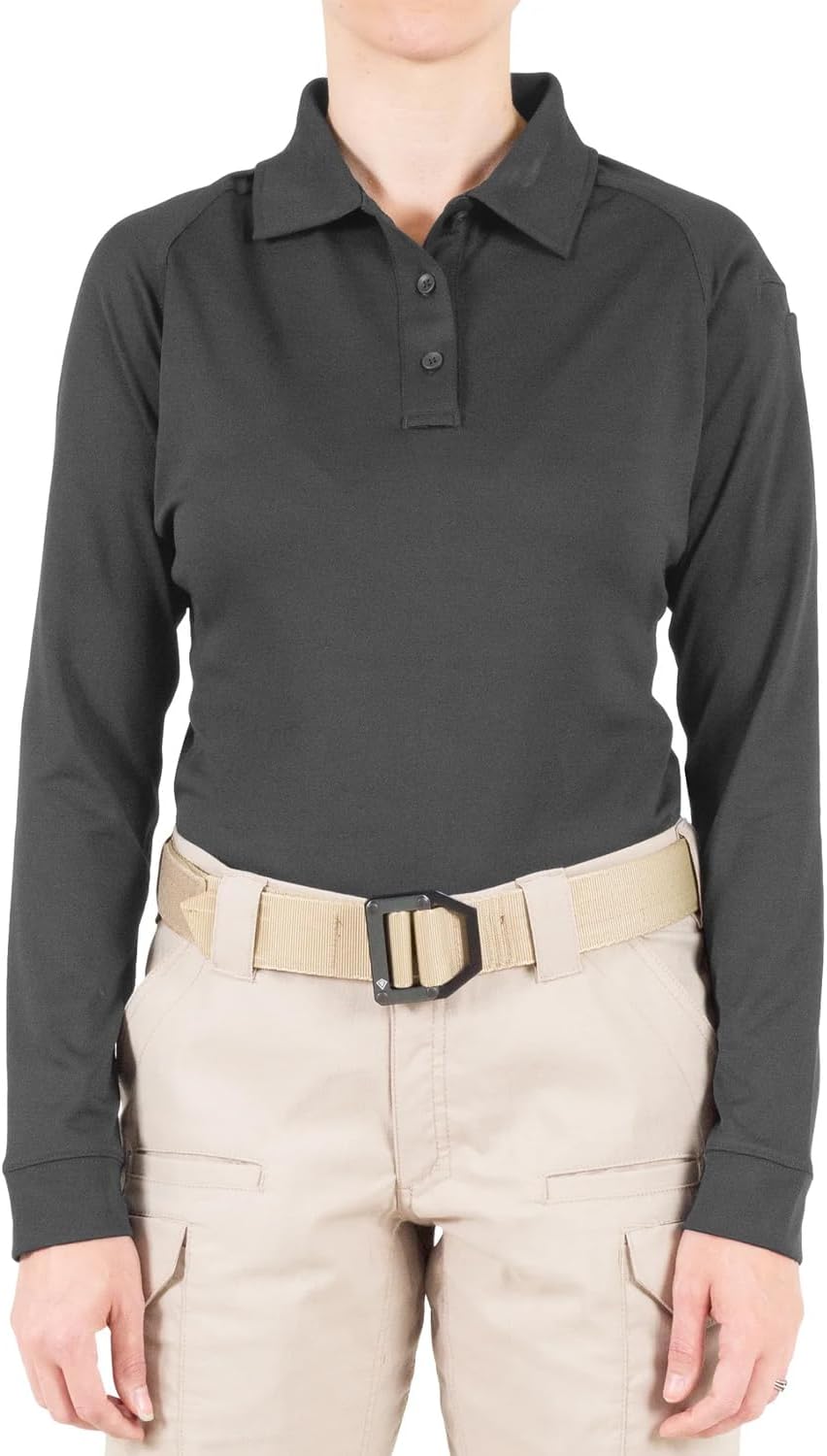 First Tactical Women's Performance Long Sleeve Polo
