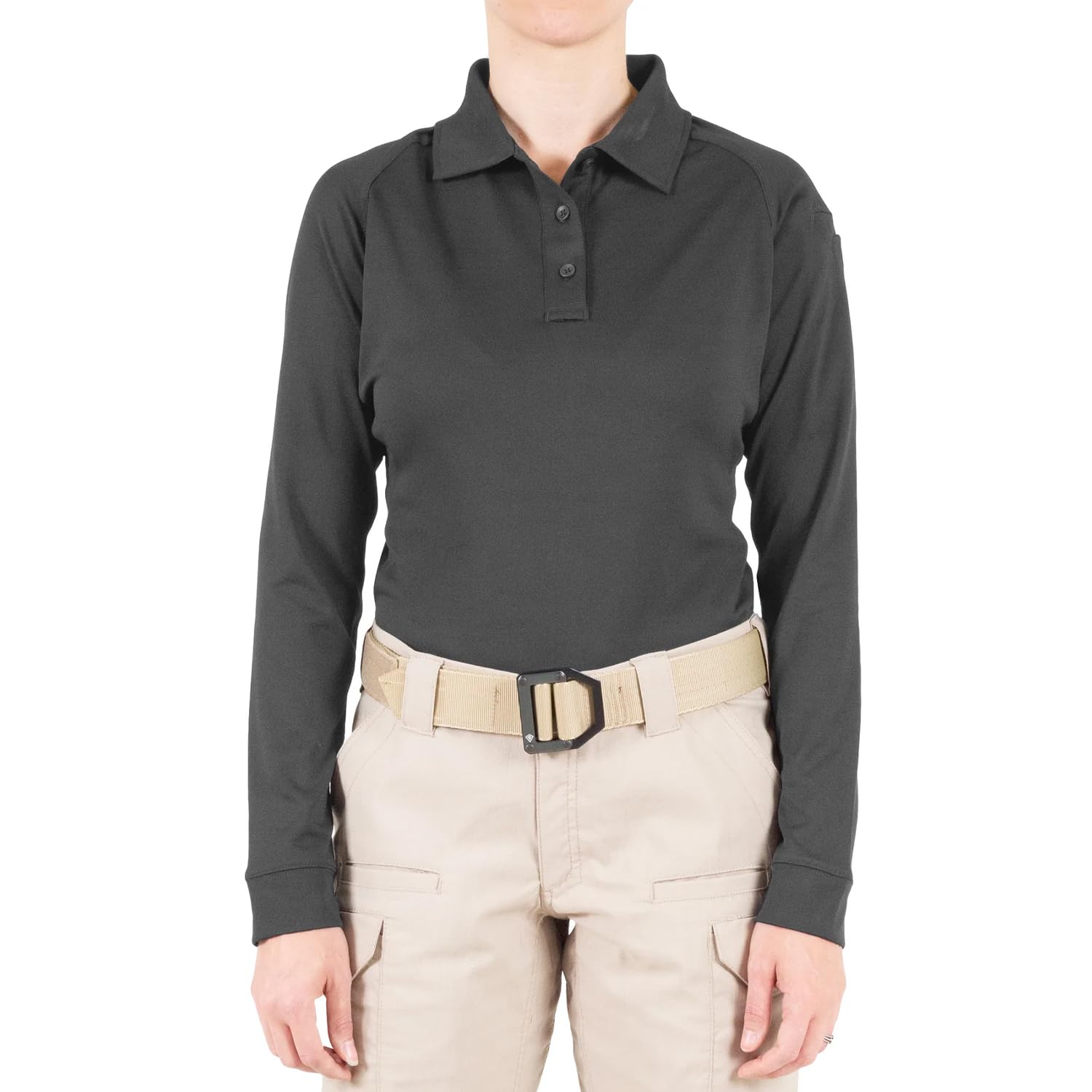 First Tactical Women's Performance Long Sleeve Polo