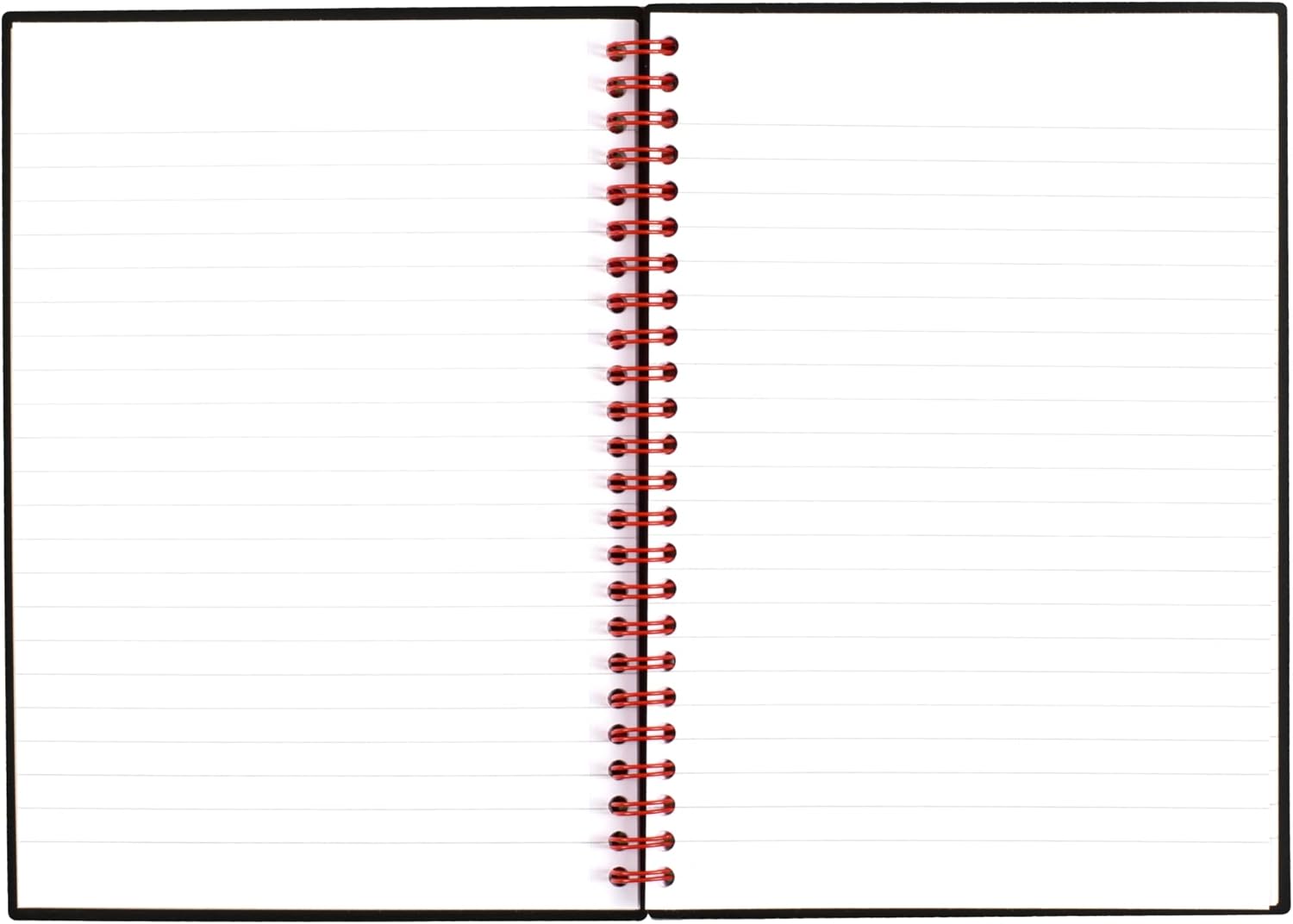 Black n' Red Notebook, Business Journal, Optik Paper, Wirebound, 70 Sheets, Ruled, SCRIBZEE-compatible