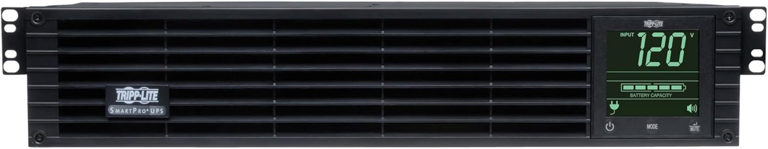 Tripp Lite SmartPro Line-Interactive Sine Wave UPS, 2U Rack/Tower