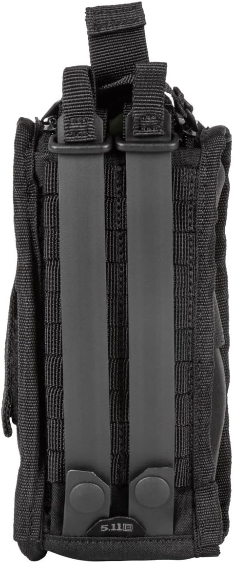 5.11 Tactical Unisex Flex Med Pouch, Quick Access Pull Tabs, Attachable, Style 56489, One Size One Size Black 2