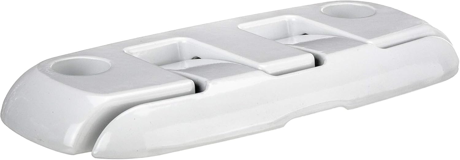 Attwood 12048-4 Low-Profile Aluminum Fold-Down 8-Inch Marine Dock Cleat