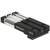 MEPROLIGHT MEPRO FT Bullseye Rear Sight - Fiber-Optic Tritium Pistol Sight, No Battery Required