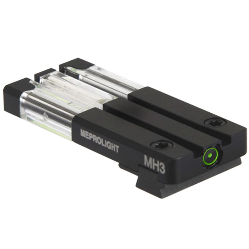 MEPROLIGHT MEPRO FT Bullseye Rear Sight - Fiber-Optic Tritium Pistol Sight, No Battery Required