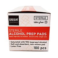 me4kidz Alcohol Prep Pads, Box Of 100 Pads