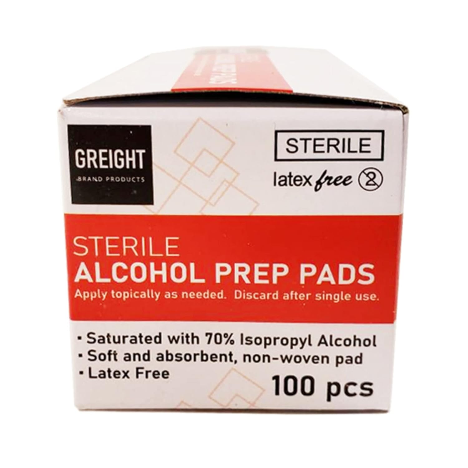 me4kidz Alcohol Prep Pads, Box Of 100 Pads