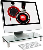 Monoprice Multimedia Desktop Stand 22 Inch x 9.5 Inch - Stand & Riser, Laptop Stand