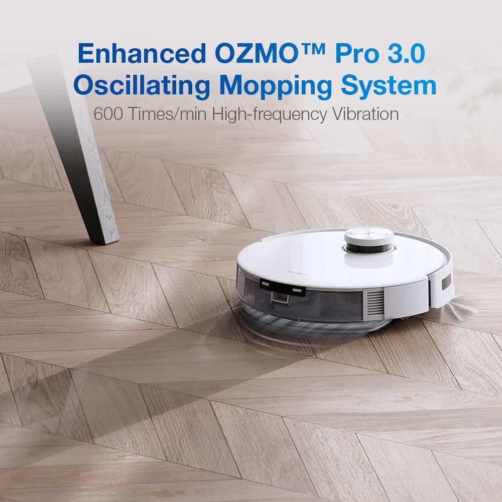 Ecovacs DEEBOT T10 Robot Vacuum Cleaner - 3000Pa, 260min Runtime‚ AI Avoidance