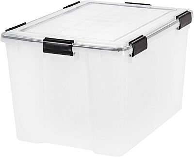IRIS USA WEATHERPRO Weathertight Plastic Storage Box