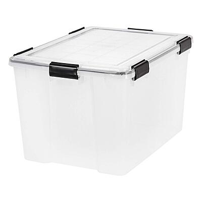 IRIS USA WEATHERPRO Weathertight Plastic Storage Box