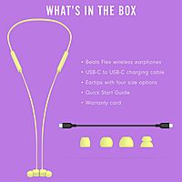 Beats Flex Wireless Earbuds - Apple W1, Magnetic Earphones, Class 1 Bluetooth