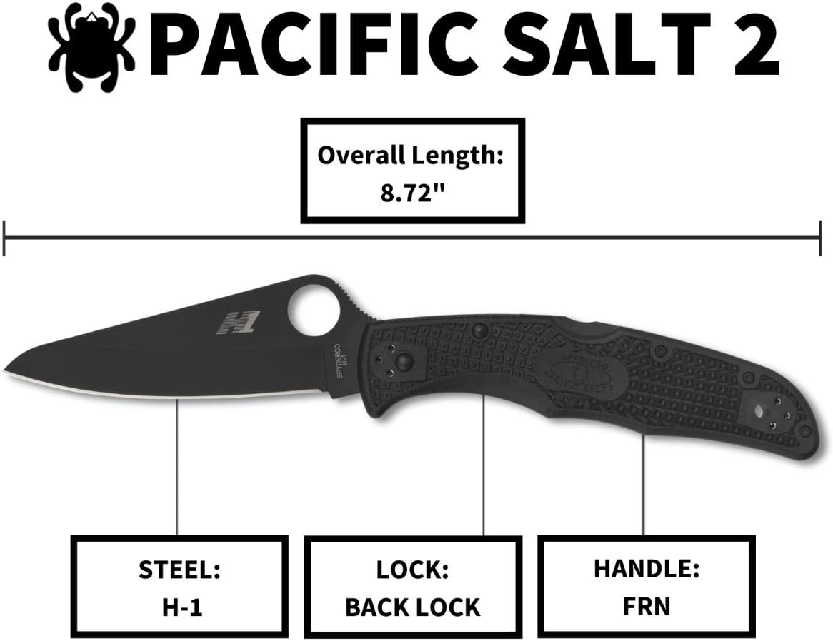 Spyderco Pacific Salt 2 Lightweight Folding Knife