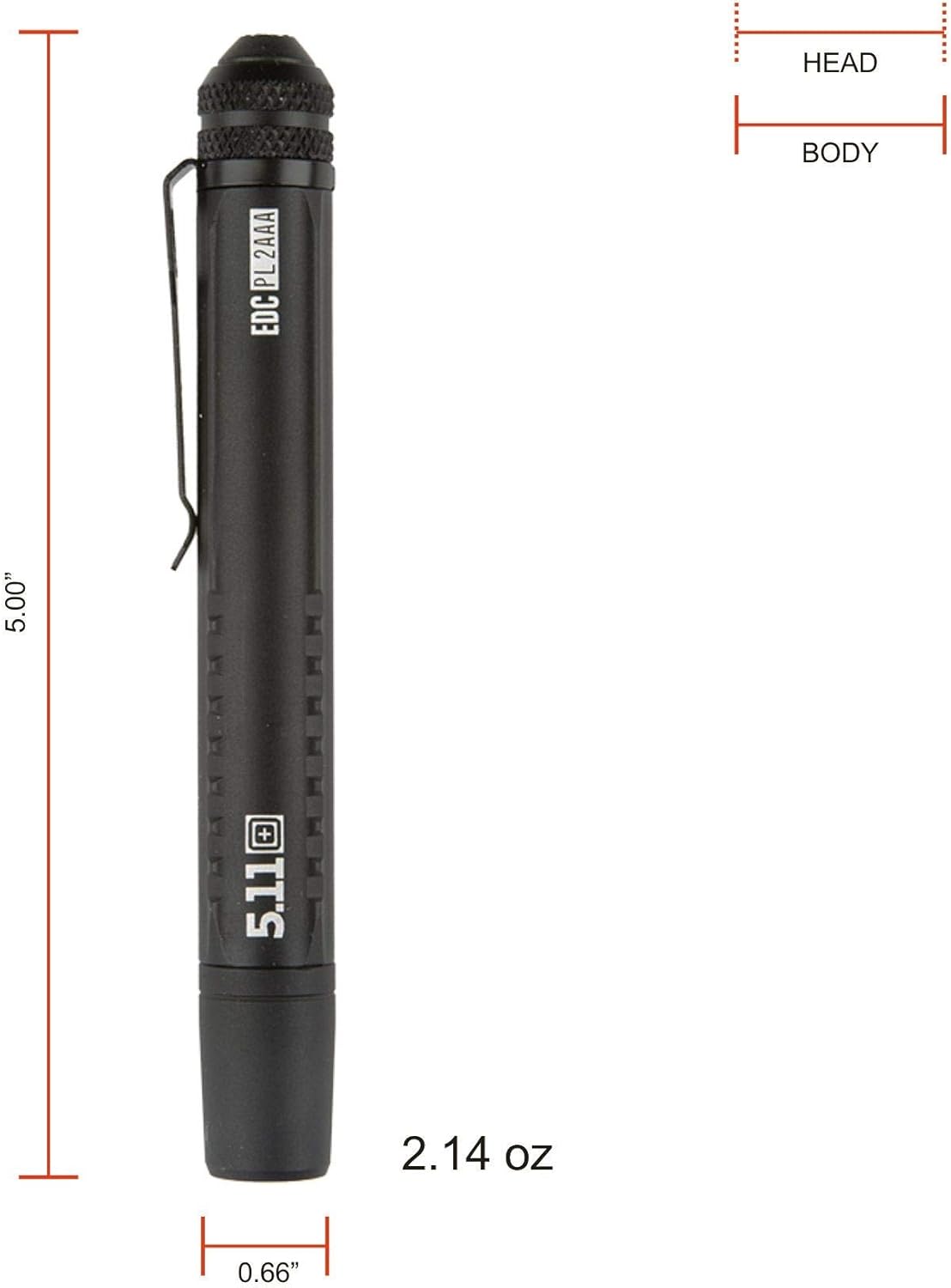 5.11 EDC PL 2AAA Penlight Tactical Flashlight, Style 53380