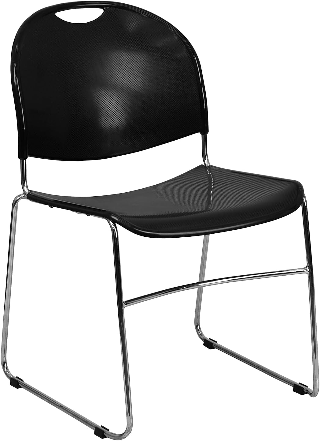 FLASH FURNITURE HERCULES Series 880 lb. Capacity Ultra-Compact Sled Base Stack Chair
