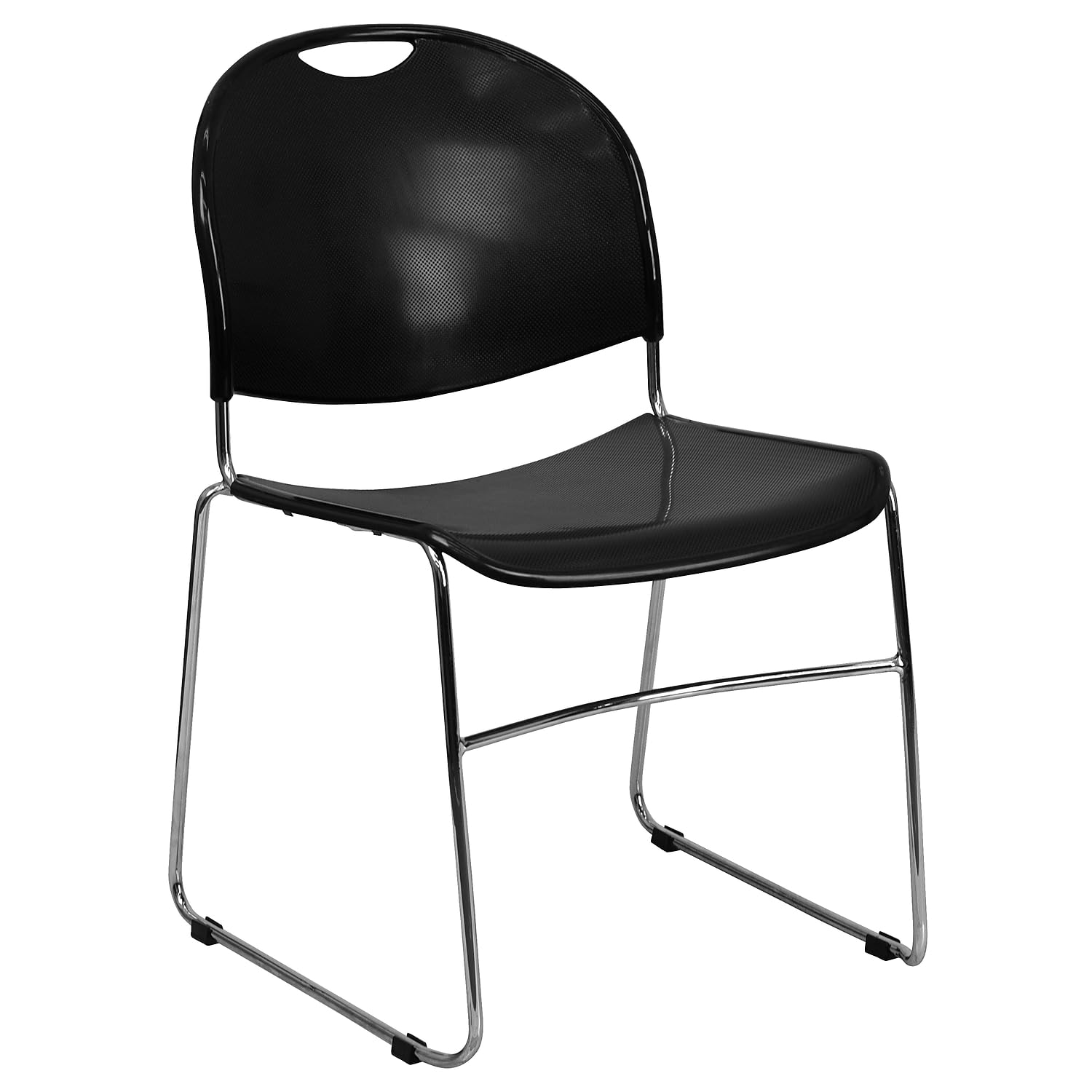 FLASH FURNITURE HERCULES Series 880 lb. Capacity Ultra-Compact Sled Base Stack Chair