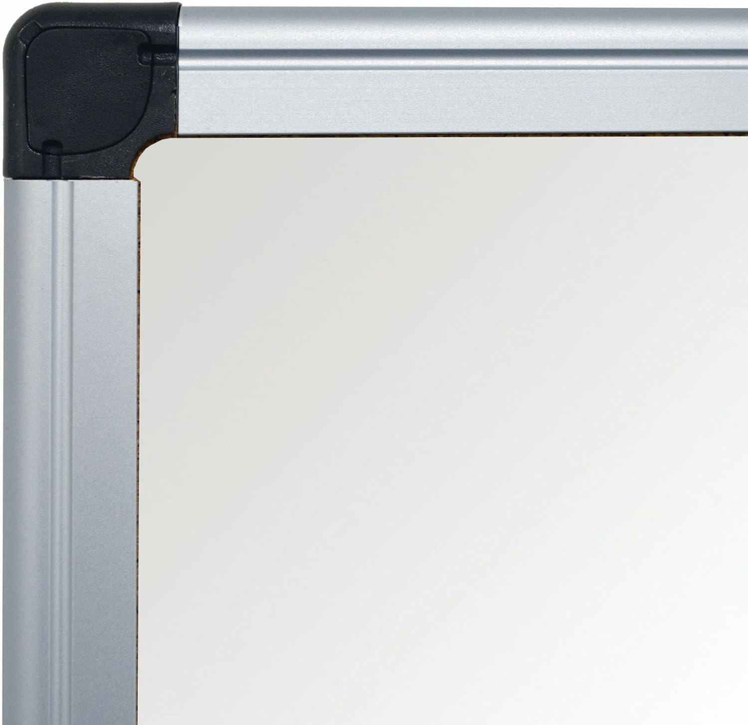 MasterVision Maya Series Magnetic Dry Erase Board, Lacquered Steel Whiteboard, Snap-On Marker Tray, Wall Mounting Kit