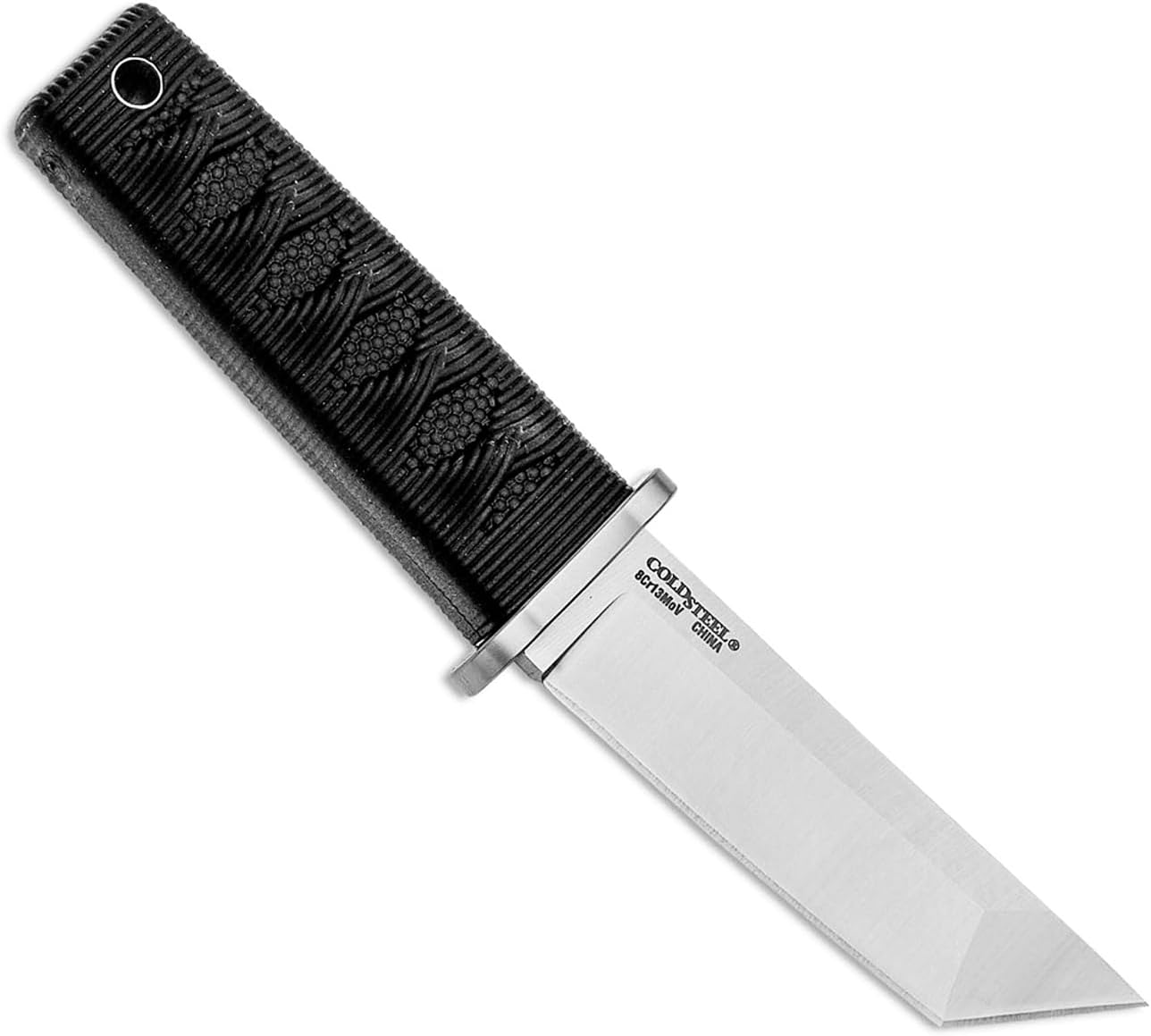 Cold Steel Kyoto 3.25" Durable Compact 8Cr13MoV Stainless Steel Fixed Blade Tanto Outdoor Hunting Utility Knife
