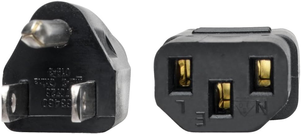 Tripp Lite NEMA 5-15P To IEC-320-C13 Heavy-Duty Computer Power Cord, 3ft, P007-003