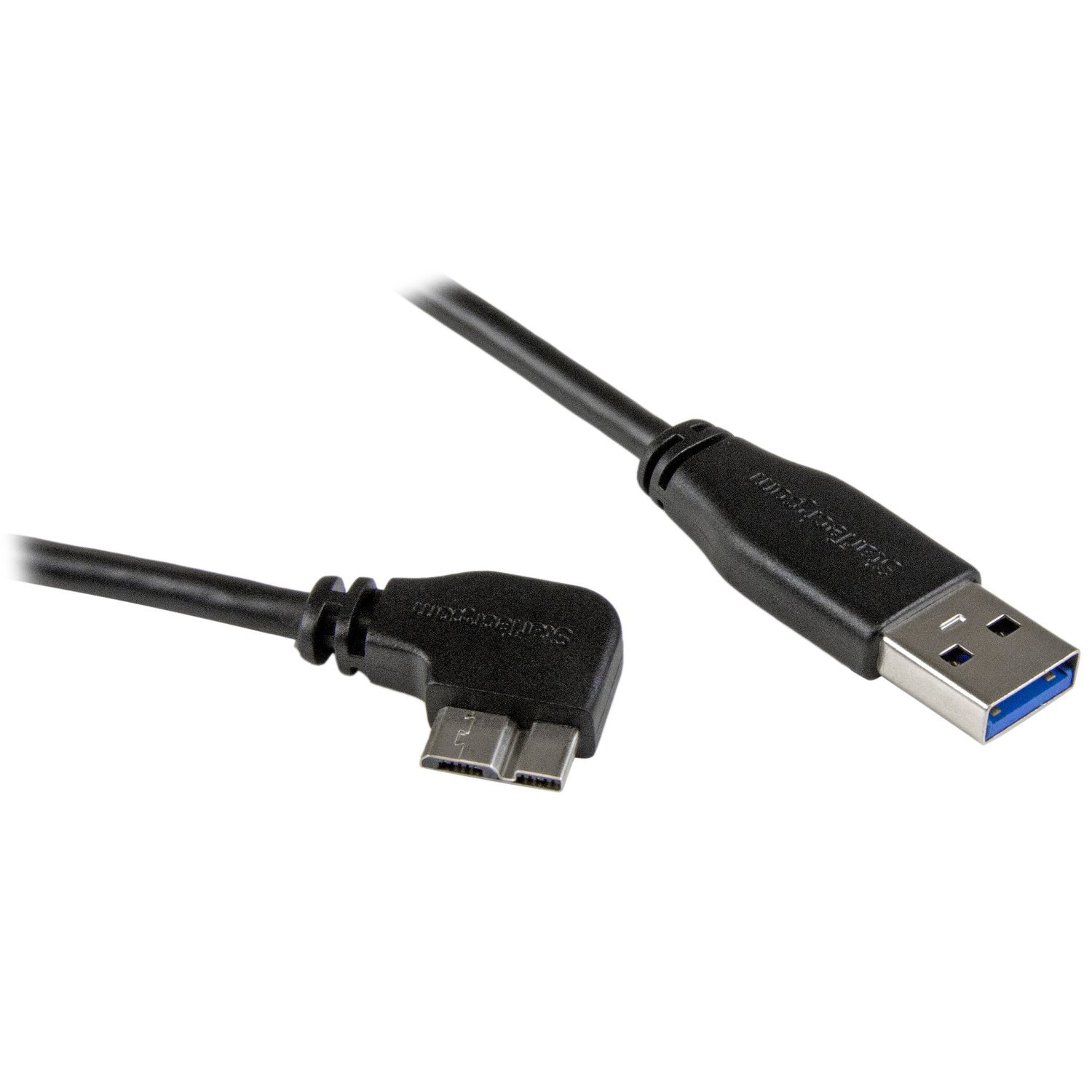 StarTech.com Slim USB 3.0 A to Micro-B Angled Micro-USB Cable