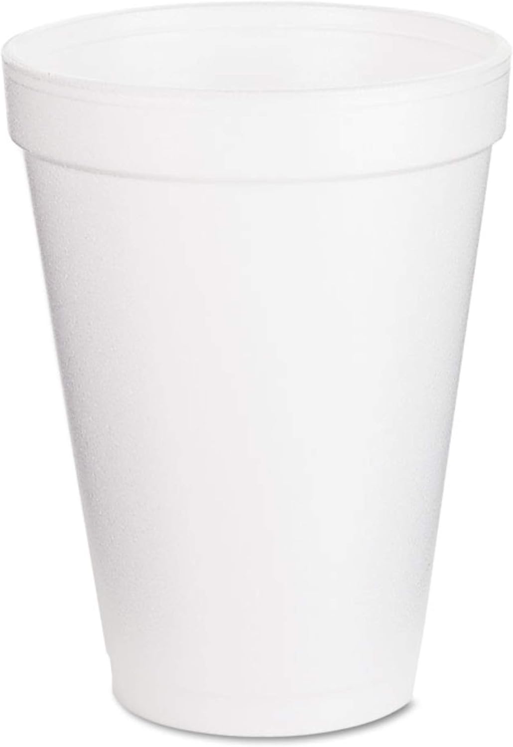 Dart Disposable Insulated Drinking Cup White Styrofoam 12 oz. 25 Ct 12J12
