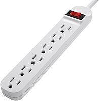 Belkin 6-Outlet Power Strip / Surge Protector, Slim