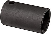 Wright Tool 9076 – 1/2" Drive 5-Point Penta Hand Socket, 13/16" Size, Black Industrial Finish Made in USA
