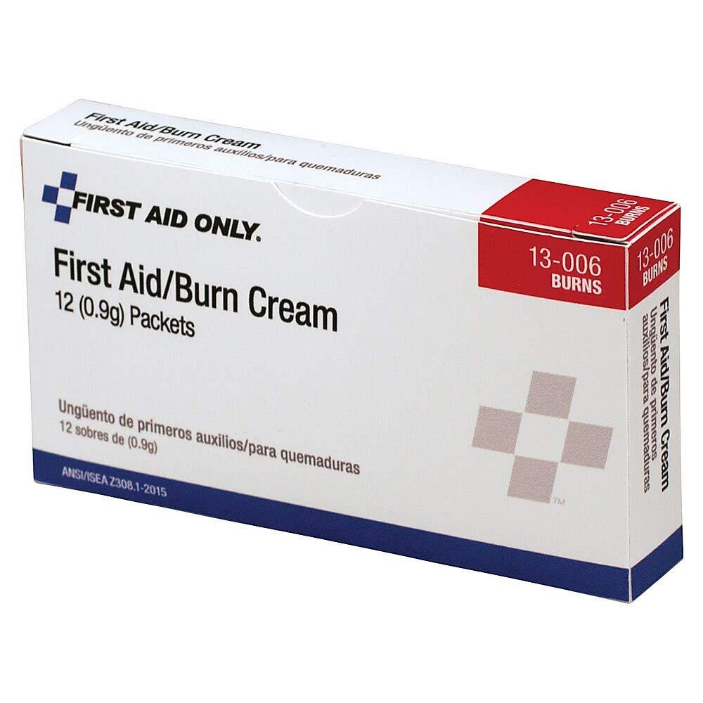 First Aid Only 13-006 First Aid/Burn Cream Packet (Box of 12) 12 Count (Pack of 1)