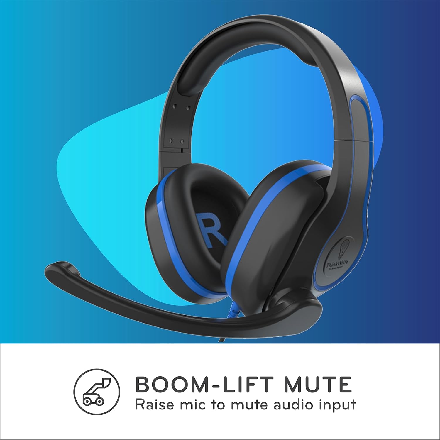ThinkWrite Technologies TWT Audio REVO Premium Wired Over-Ear Headset