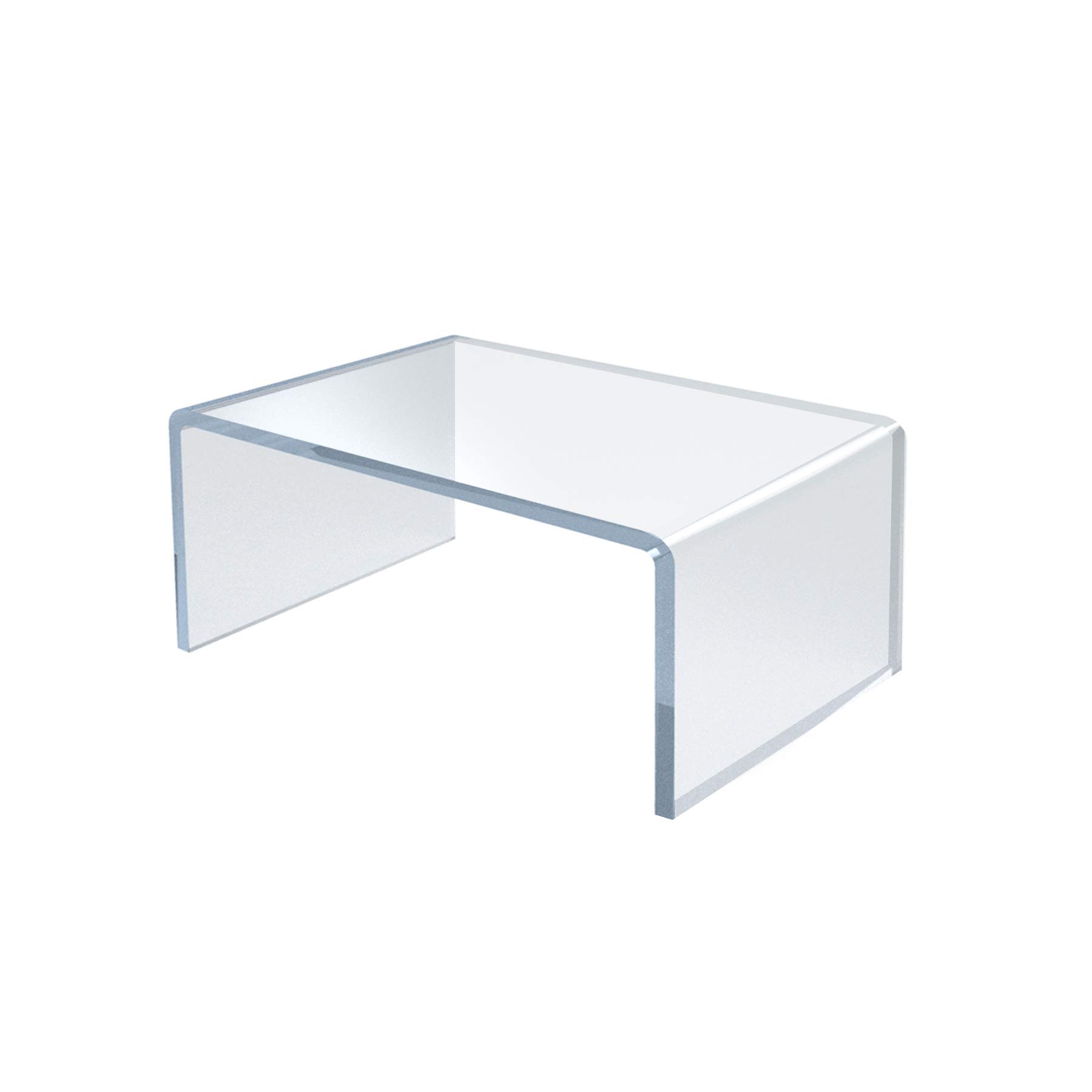 Azar Displays Clear Acrylic Riser Displays (4-Pack)