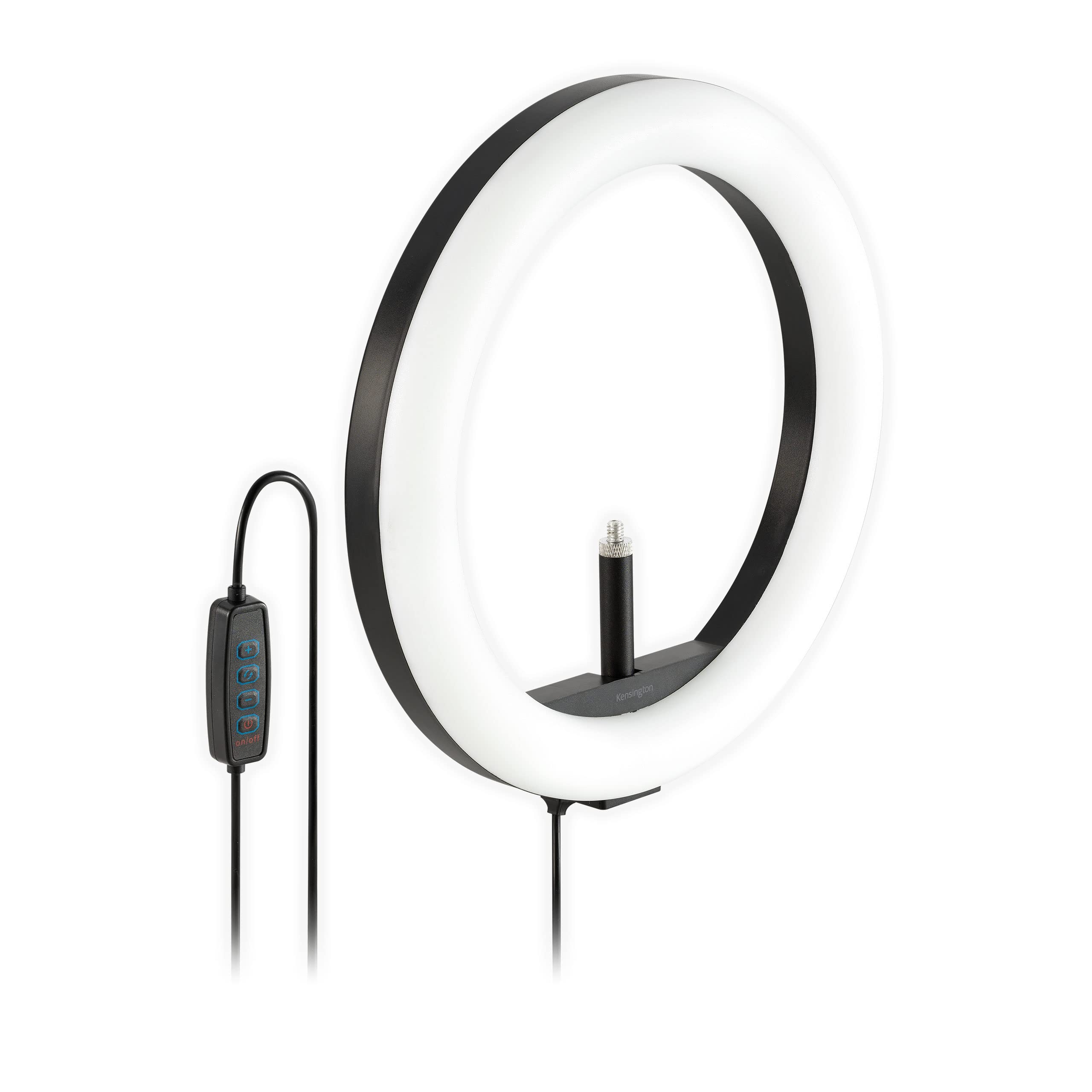 Kensington L1000 Bicolor Ring Light with Webcam Mount for Video Conferencing (K87653WW)