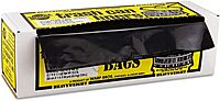 Warp Brothers HB3360 Heavyweight Contractor Bags, 33 x 40, 33gal, 2.50mil, Black, 60/Box
