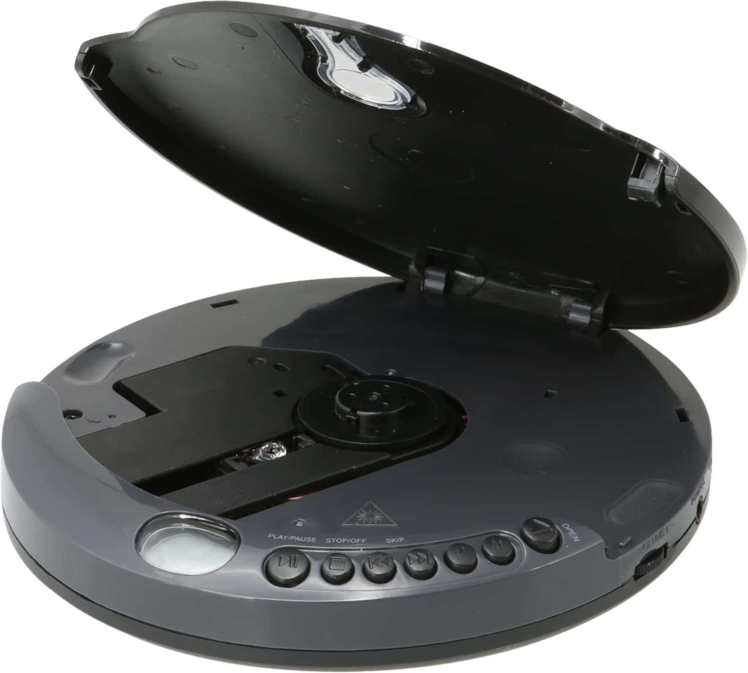 GPX PC332B Portable CD Player with Anti-Skip Protection, FM Radio and Stereo Earbuds - Black