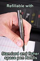 UZI Tactical Bolt Action Pen, Ultra-durable Aircraft Aluminum