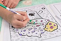 Crayola Erasable Colored Pencils, 12 Non-Toxic, Pre-Sharpened, Kids 4 & Up, Colors may vary